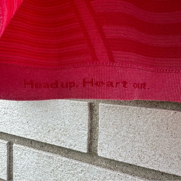Lululemon Swiftly Tech Long Sleeve Crew Heathered Berry Rumble Pink Striped - Picture 8 of 12